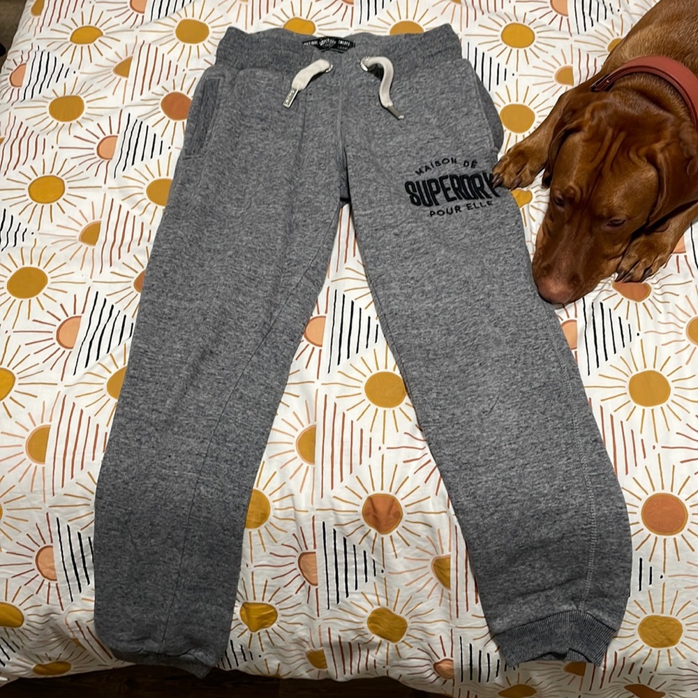 Superdry sweat pants, gray